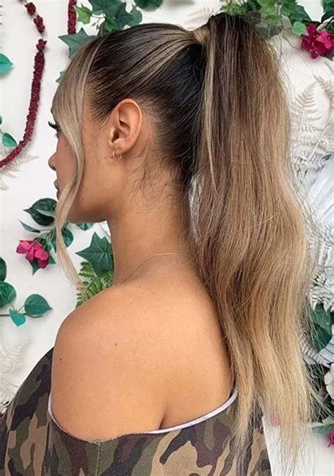 Adorable High Ponytail Hairstyles Ideas For Ladies In 2020 High