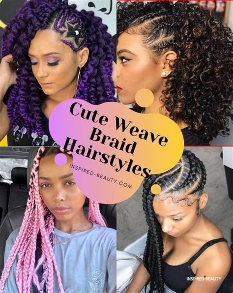 Two Braids On Each Side With Weave