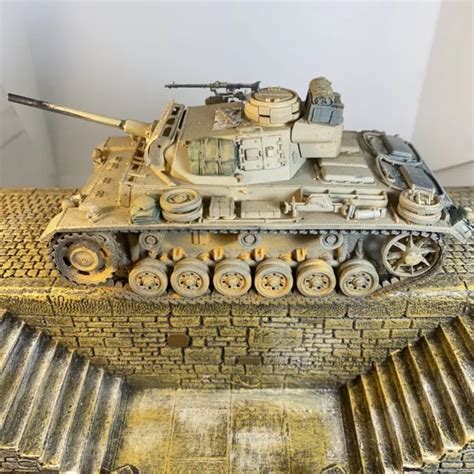 German Pro Built 135 Panzer Iii Tank Stowage Super Detail Weathered