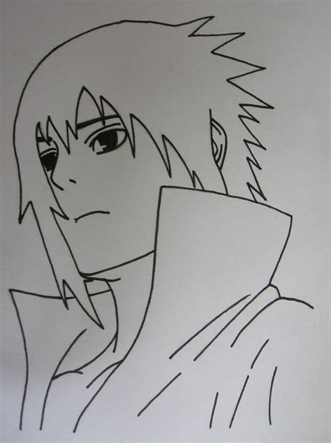 Sasuke Uchiha Lineart By Infectedraasclart On Deviantart