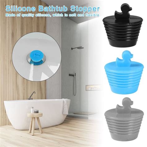 【ready Stockcod】 Universal Bathroom Sink Laundry Bathtub Drain Plugs Silicone Bathtub Stoppers
