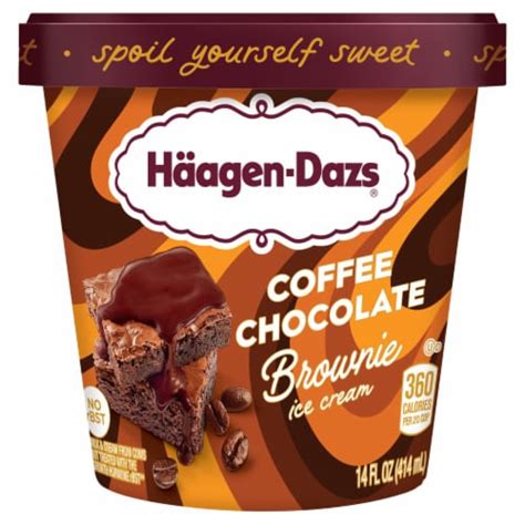 Haagen Dazs Coffee Chocolate Brownie Ice Cream Fl Oz Fred Meyer