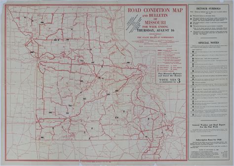 Map Of Road Conditions In Missouri Harry S Truman
