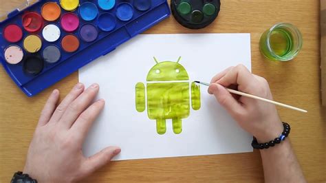 How To Draw An Android Logo Youtube
