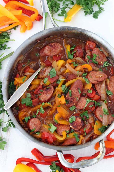 Bring home the famous taste of rao's homestyle® italian sausage & mushroom sauce. Sweet and Spicy Sausage with Peppers and Onions - Bowl of ...