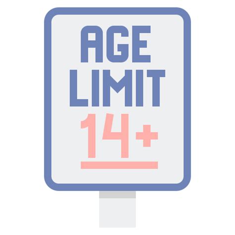 Age Limit Flaticons Flat Icon