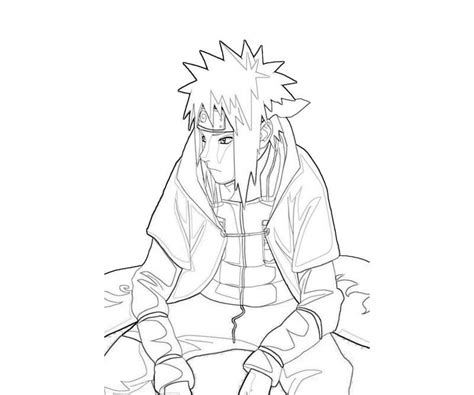 Printable Namikaze Minato Coloring Pages Anime Coloring Pages