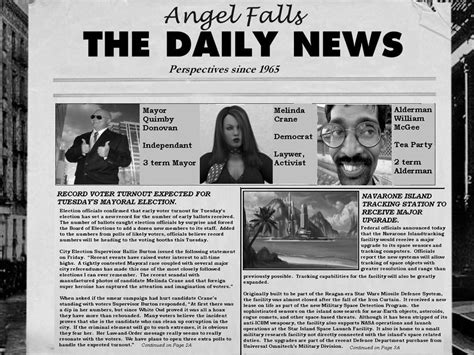 Angel Falls Daily News 10 29 By Teri Minx On Deviantart
