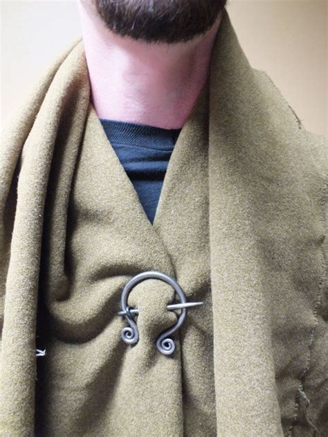 Cloak Pin Penannular Brooch Medieval Cloak Pin Medieval Cloak Fancy