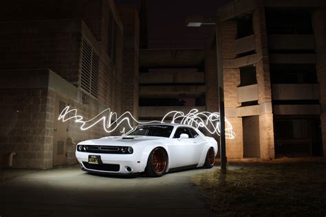 3840x2160 Dodge Challenger Muscle Car Photography Long Exposure 4k Hd