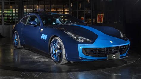 Stunning Blue Ferrari Gtc4 Lusso By Garage Italia Up For Auction