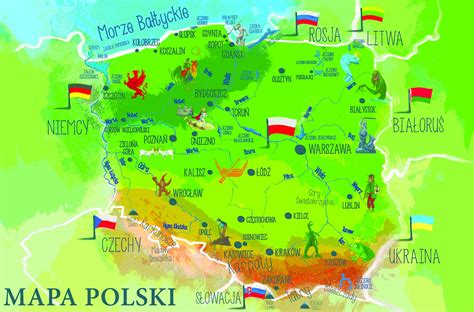 Mapa Polski Przedszkole