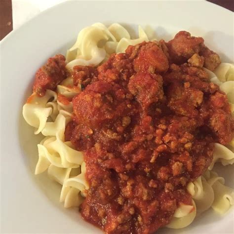 Slow Cooker Beef Pasta Sauce Recipe All Recipes Uk