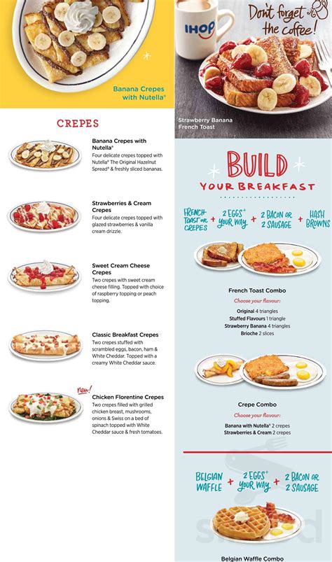 Ihop Printable Menu