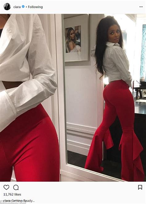 Ciara Strikes A Sexy Pose On Instagram Daily Mail Online