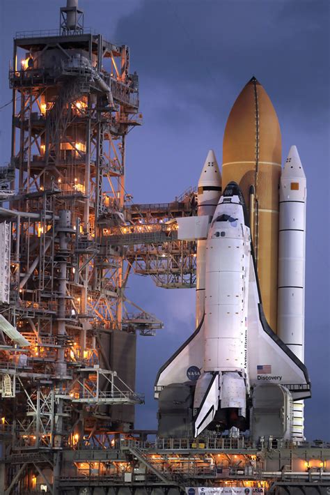 Space Shuttle Discovery Sits On The Launch Pad 1 Of 19