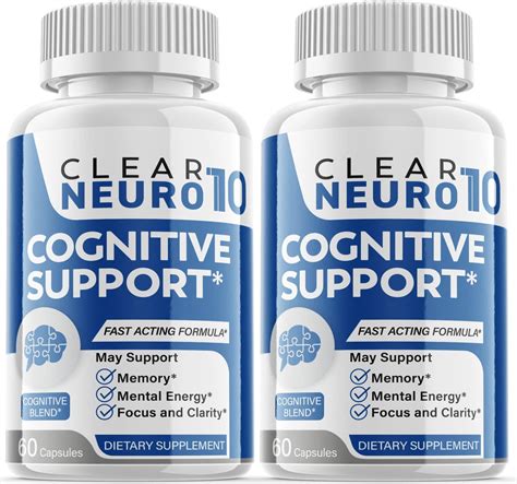 2 Pack Clear Neuro 10 Cognitive Support Clear Neuro 10
