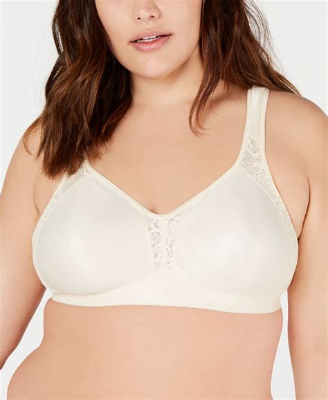 Playtex Womens 18 Hour Side And Back Smoothing Wireless Bra 4395 Online Only Macys