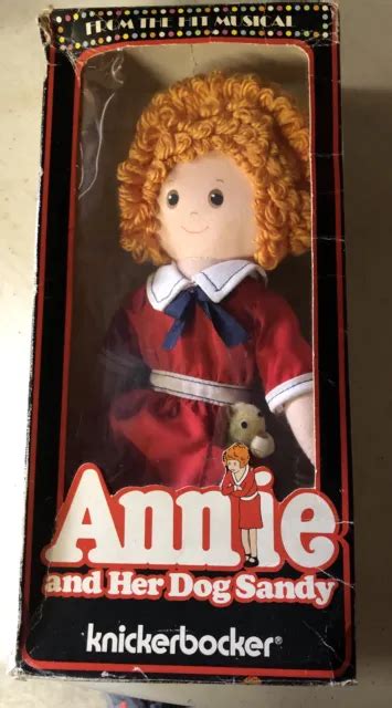 Knickerbocker Annie And Her Dog Sandy Rag Doll Nos 799 Picclick