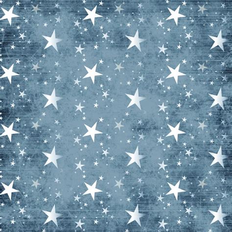 Huayi Blue Starry Night Sky Glitter Printed Art Fabric Cloth Backdrops