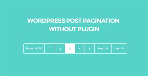 Wordpress Post Pagination Without Plugin Explained In Easy Methods