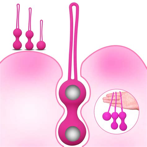 Safe Silicone Kegel Balls Ben Wa Balls Vagina Tighten Exercise Machine Trainer Sex Toys For