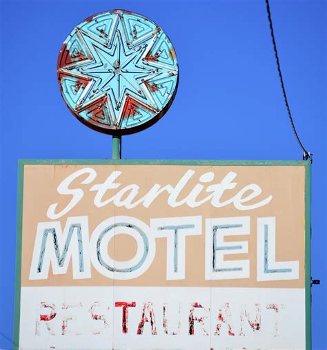 Starlite Motel Sign Circa 1950s Photograph By David Lee Thompson Fine