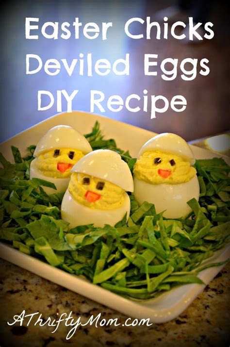 Easter Chicks Deviled Eggs Diy ~ Simple Money Saving