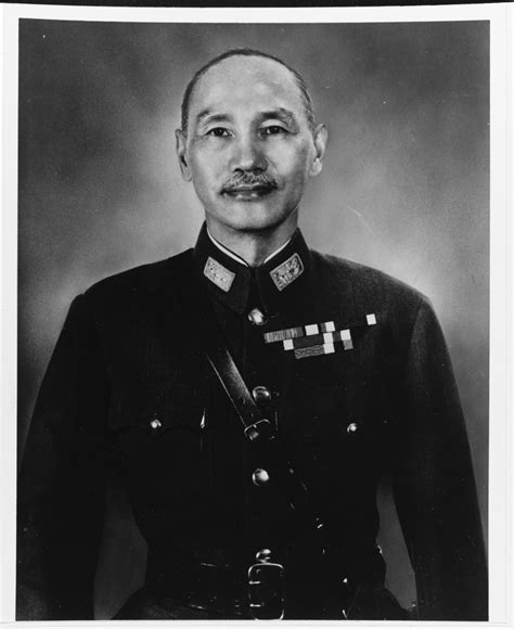 80-G-186434 Generalissimo Chiang Kai-shek, head of the ...