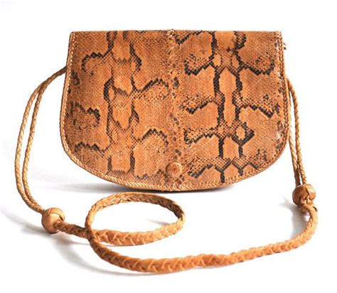 Vintage Genuine Snakeskin Bag Etsy Snake Skin Bag Bags Snake Skin