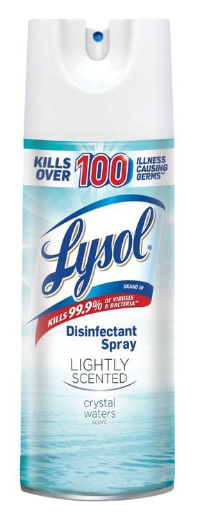 Wondering how to clean a computer screen without damaging it? Lysol Disinfectant Spray, Lightly Scented Crystal Waters ...