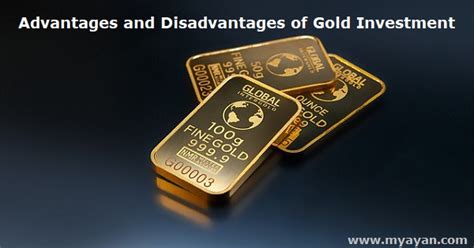 The Advantages And Disadvantages Of Gold Investment