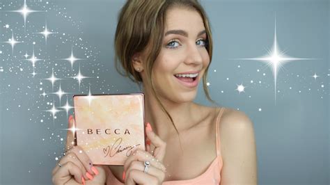 Becca X Chrissy Teigen Glow Face Palette Review And Swatches Youtube