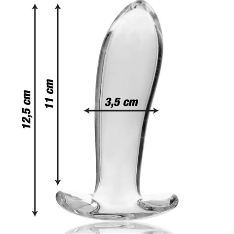 Nebula Series By Ibiza Model 5 Anal Plug Borosilicate Glass 125 X 35 Cm Clear Lover Lay Down