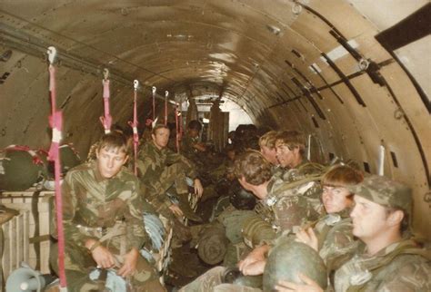 Rhodesian Paratroopers On The Way To Attack Robert Mugabes Bases In