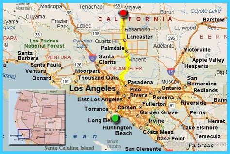 Long Beach California Map Topographic Map Of Usa With States