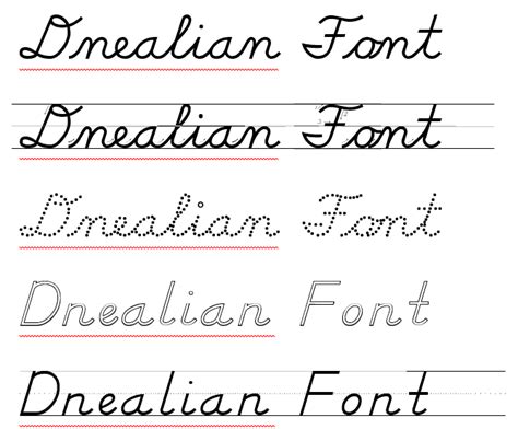 Dnealian Font Great For Teachers Cory Fiala
