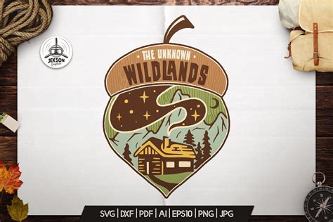 Vintage Wilderness Logo Travel Badge Camp Patch Sticker Svg 256381