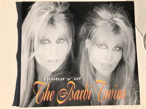 History Of The Barbi Twins Shane Sia Look Picclick