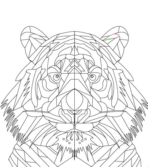 Geometric Animal Bds Graphic Design