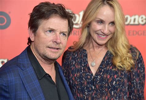 Still married to his wife tracy pollan? Michael J. Fox makes rare red carpet appearance with wife ...