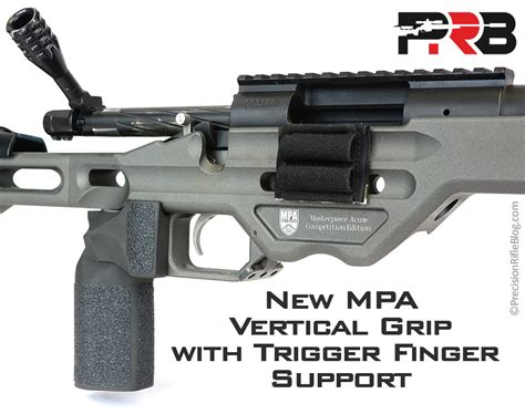 New Mpa Vertical Grip With Trigger Finger Support