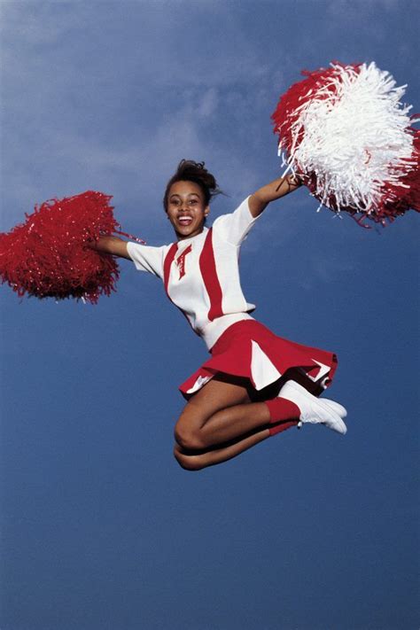 Pom Poms Are Essential To Any Cheerleading Costume Cheerleading Cheerleading Jumps