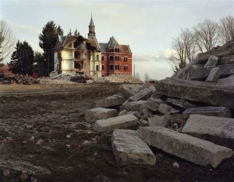 This Photo Shows The Demolition Of The Danvers State Hospital In Danvers Massachusetts Old