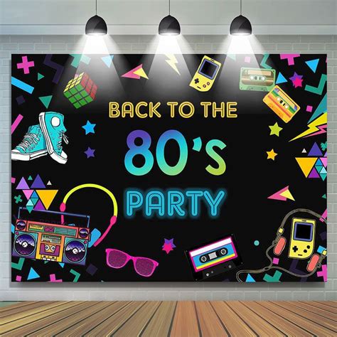 80s Theme Backdrop 80s Backdrop 80s Party Backdrop 80s Theme Party