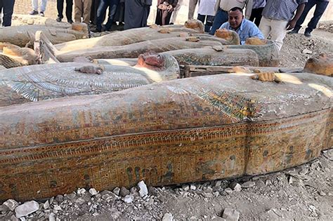 30 ancient coffins from 3 000 years ago discovered in luxor egypt twistedsifter