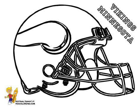 This content for download files be subject to copyright. Free Football Coloring Page of Vikings. See 'N Match Team ...