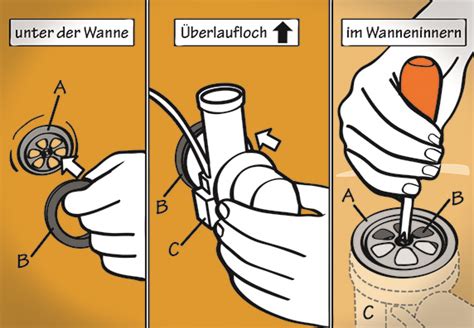 Badewanne Siphon Ausbauen