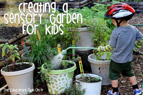 The Educators Spin On It Creating An Edible Sensory Garden For Children With Herbs
