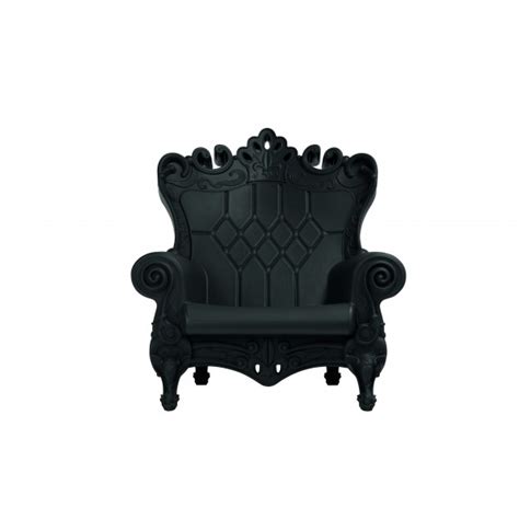 Queen Of Love Lacquered Polyethylene Throne Armchair Glossy Effect
